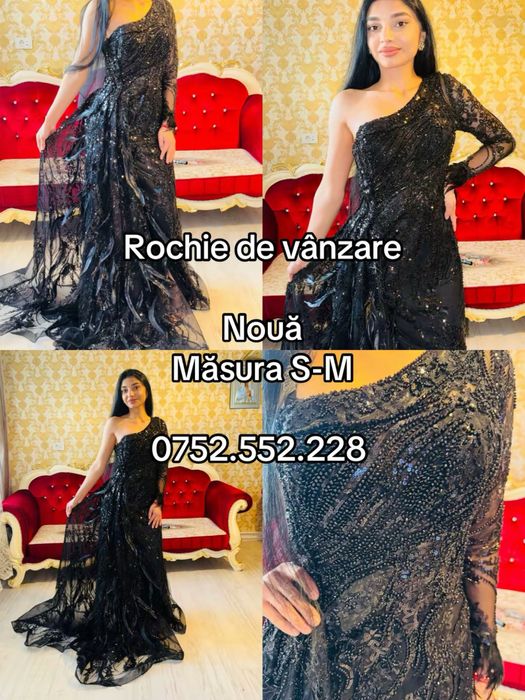 Rochie de nasa ocazie seara eleganta pene