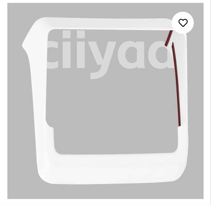 White Rear Air Outlet Cover for TESLA Model 3, Y