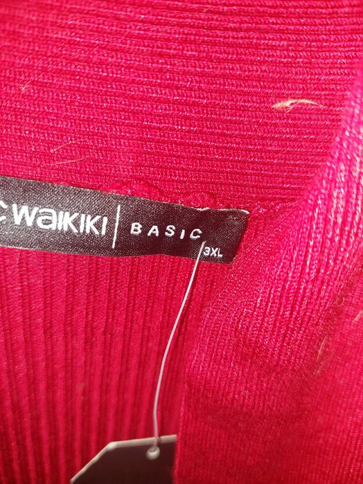 Cardigan nou de femei rosu 3xl TRANSPORT GRATUIT nou cu eticheta