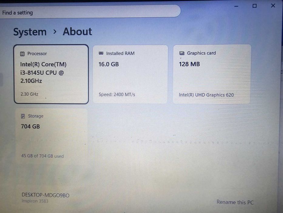 Dell Inspiron 3583