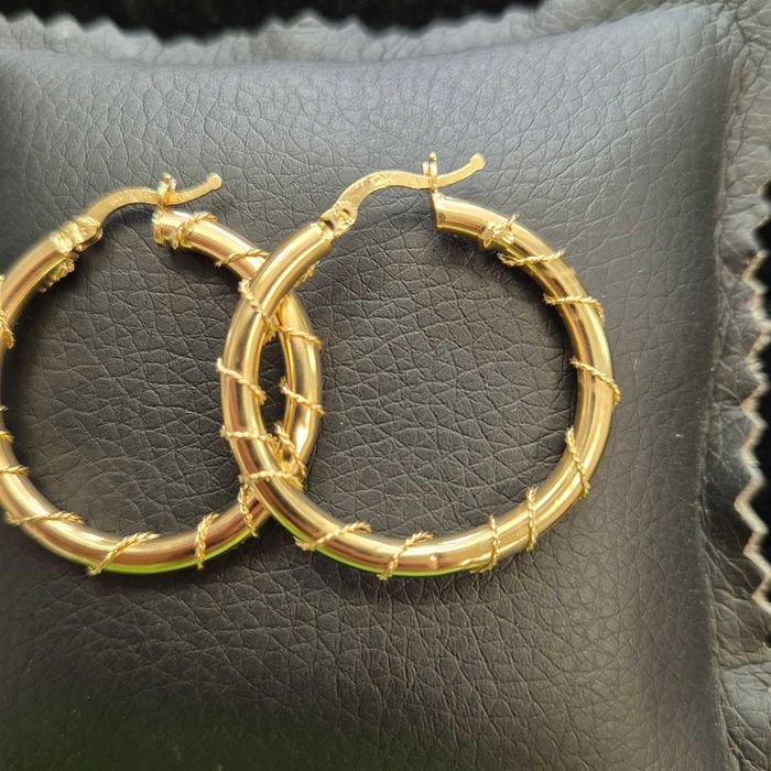 ( B31850.1 / Ag28 Doi Baieti ) Cercei Aur 14K - 5.17 grame / 2326 lei