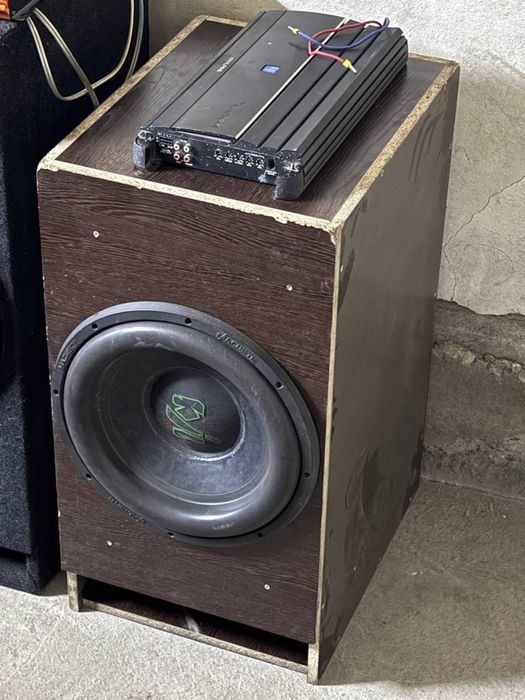 Сабуфер MF-15 D2 / Моноблок Alpine MRX240