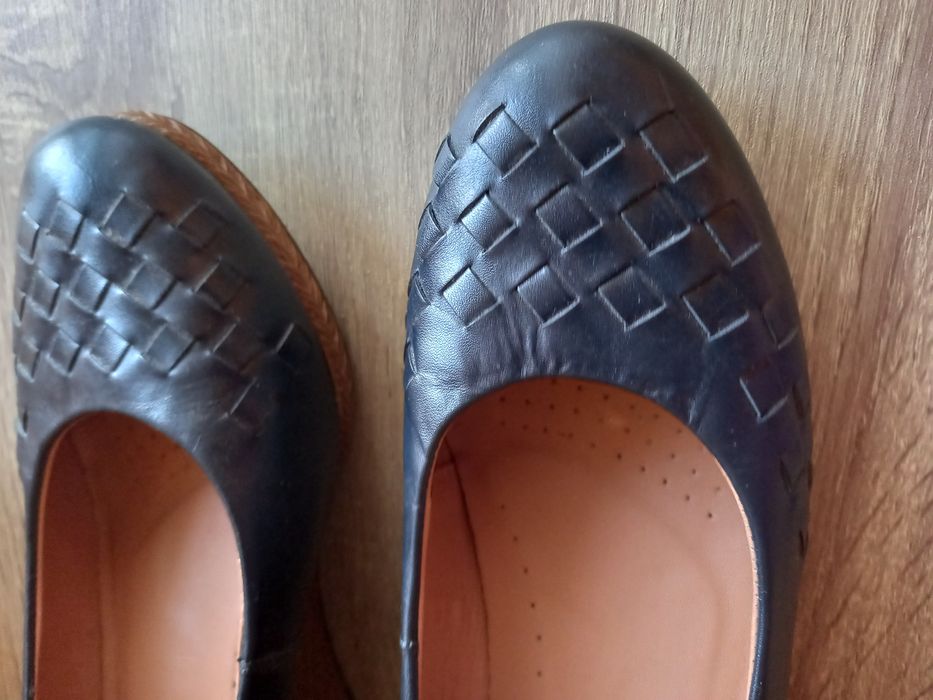 Pantofi de piele, noi,  de primavara/toamnacu platforma