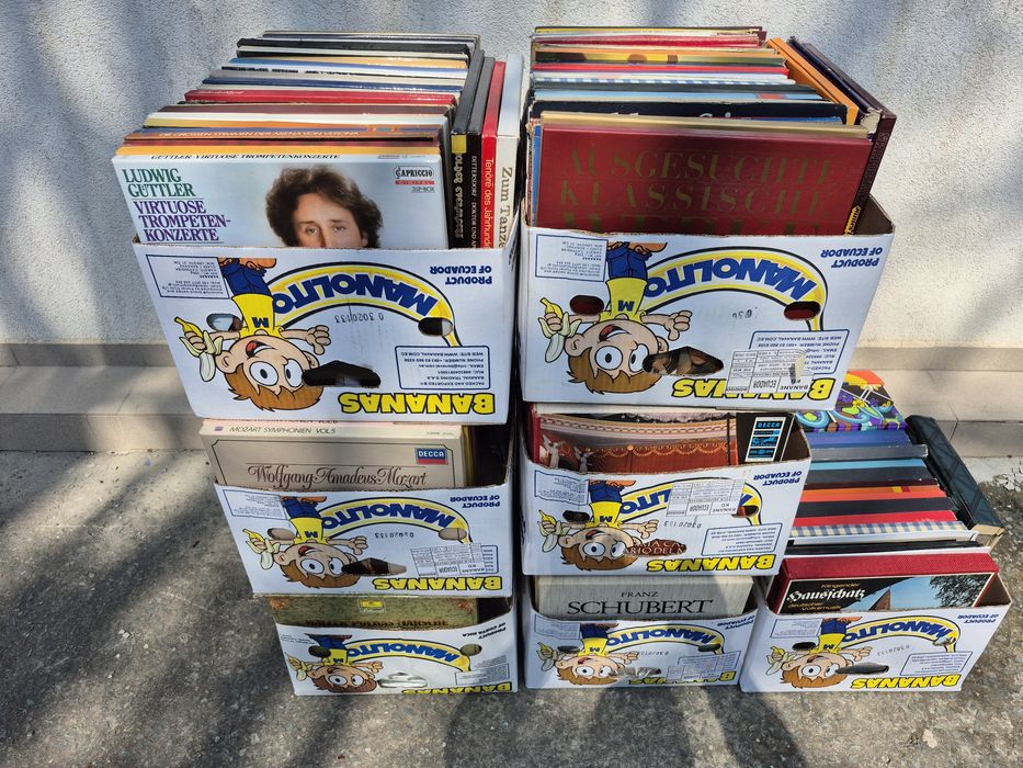 Lot 100 Discuri Vinil de colectie muzica clasica mixta Compozitori celebrii