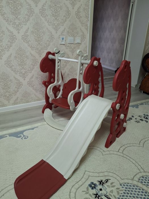 Качеля горка новый