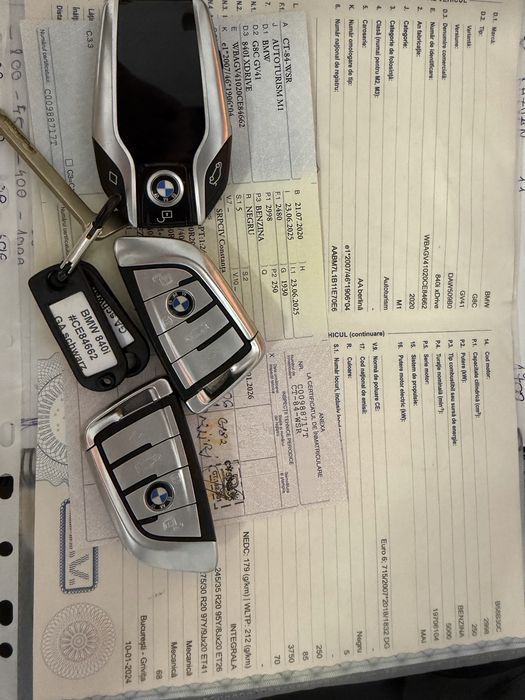 BMW seria 8 840i XDRIVE 2020 usor avariat / avariate / lovit / lovite