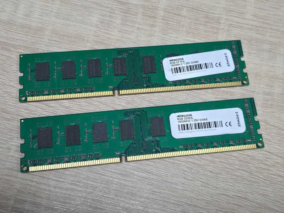 Kit memorie RAM 2-Power 16GB (2x8GB) DDR3L 1600MHz 1.35V DIMM desktop