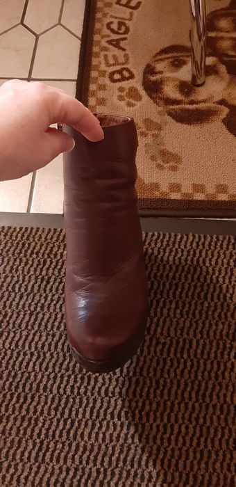 Lot botine și cizme damă din piele naturală mărimea 35