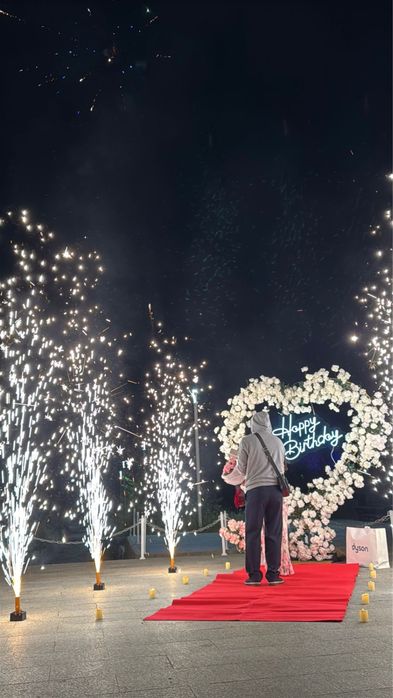 Холодный фонтан Астана 24/7 Салюты