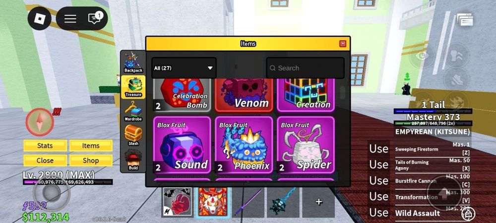 Продам аккаунт в блокс фрутс недорого