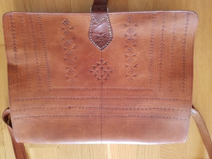 Geanta piele naturala, gen servieta