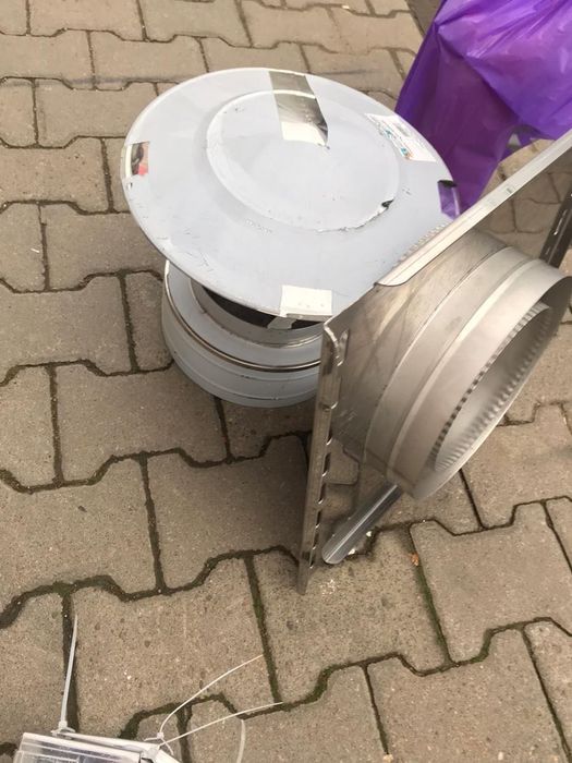 Coş Horn de fum din inox