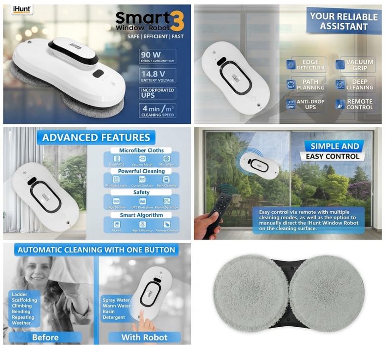 iHunt Smart 3 Window Robot