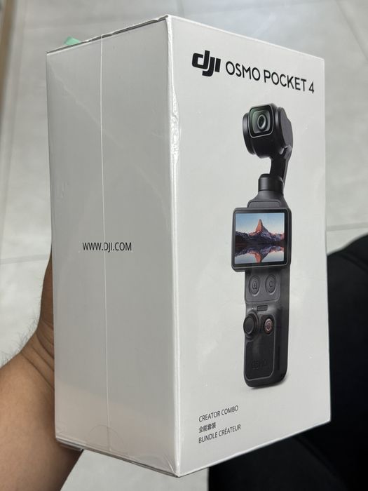 Dji osmo Pocket 4 creator combo professional vloging kamera 4K 240fps