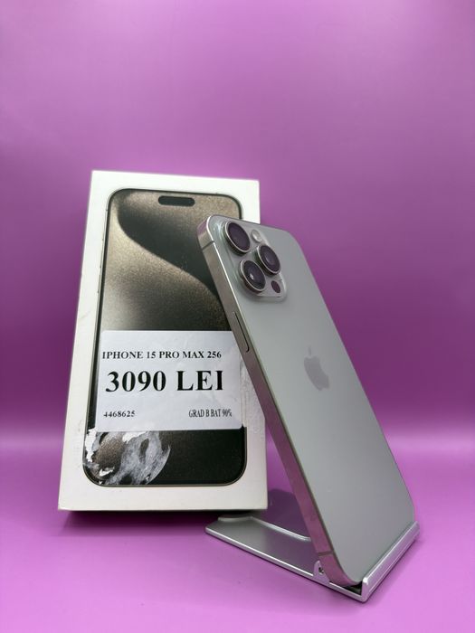 Iphone 15 pro max 256Gb •Matei Amanet Margeanului• 4468