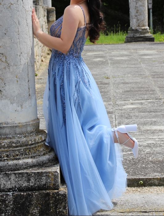 Бална Рокля (синя)