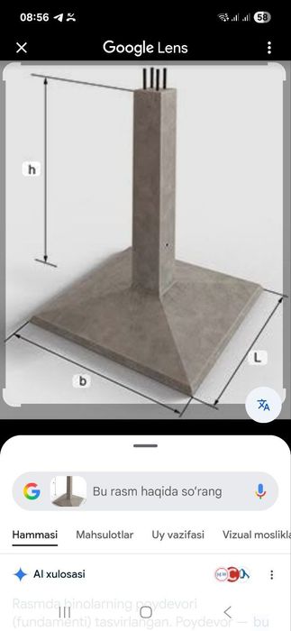 Ф5-AMк Ф3-AMк  Ф4-AMк Temir beton Fundametlar