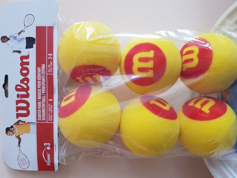 Mingi tenis de burete Wilson(2-8 ani)