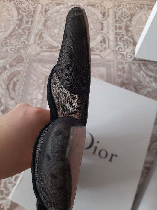 Туфельки слинбеки Диор 37 размер