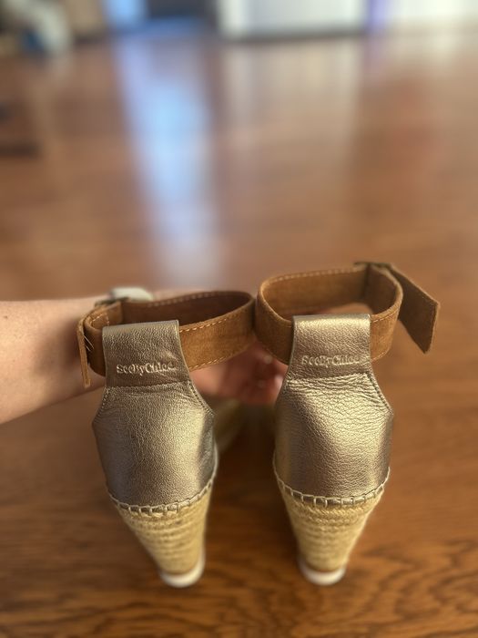 See by Chloe сандали на платформа 38 номер, 24 см