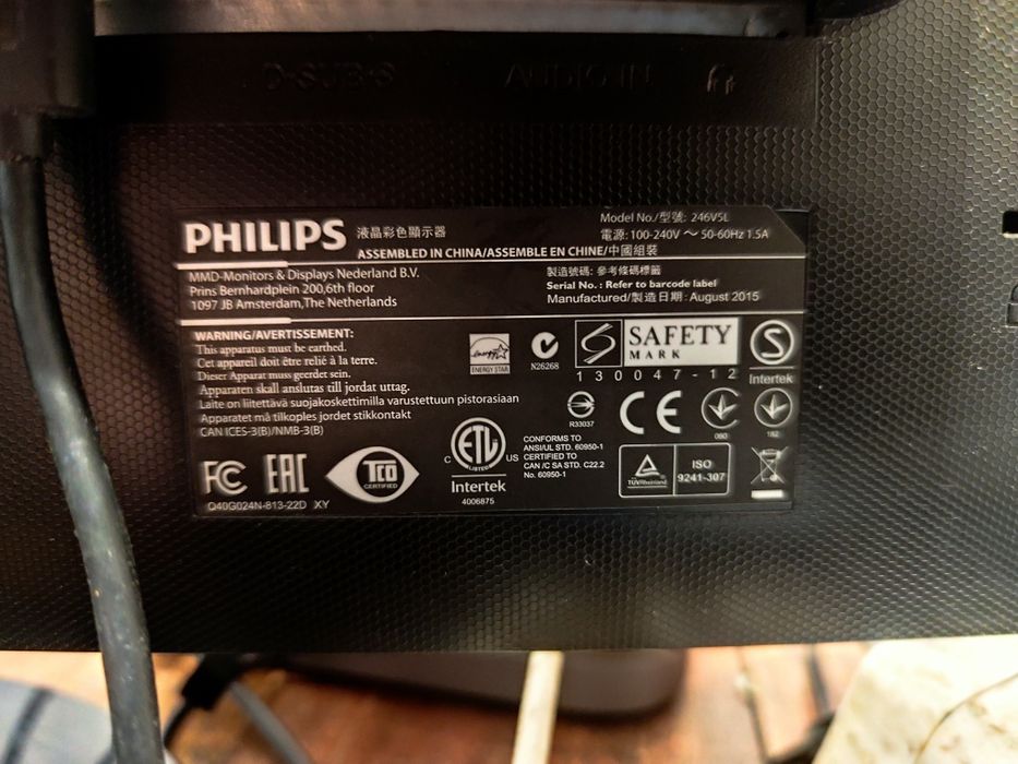Monitor Philips 24"