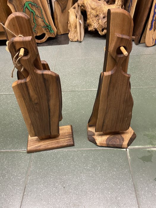 Орехов сет - 2 дъски+поставка