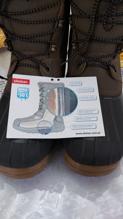 Сапоги DEMAR коричневый 45 размер