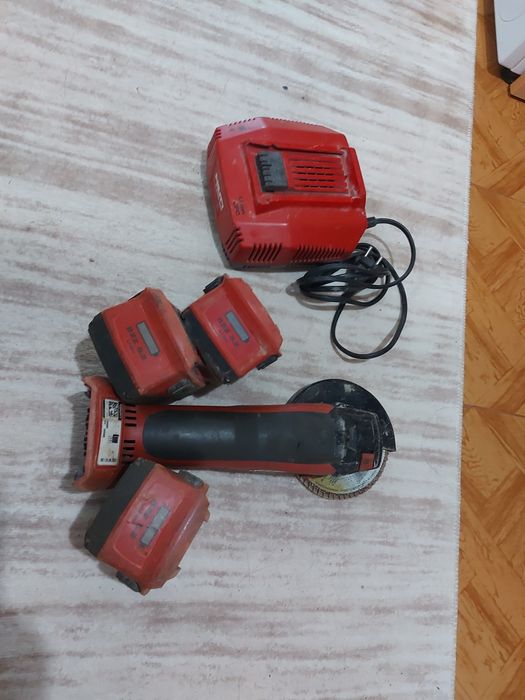 Hilti, акумулаторен шлайф!