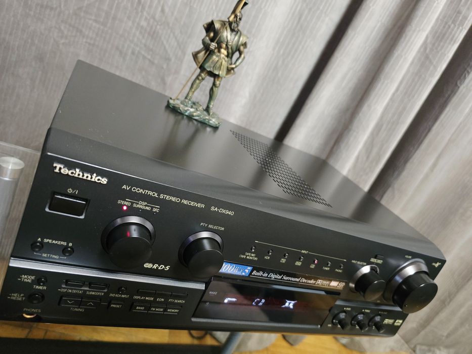 Technics SA-DX940 –Receiver AV 100W/canal 8Ω