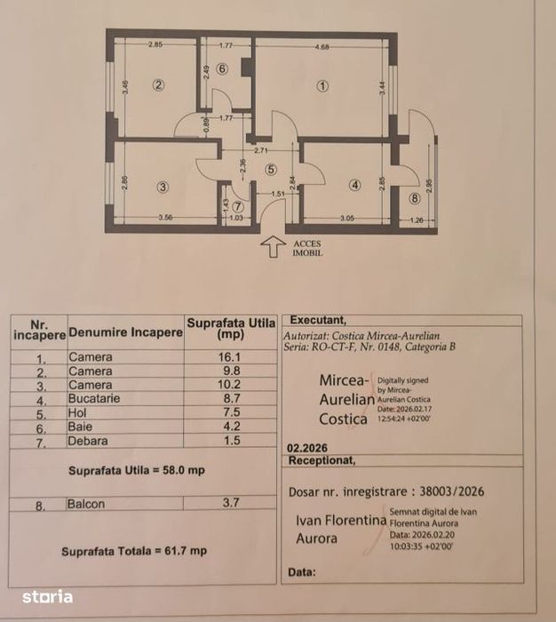 3 Camere | Inel 2 | Parter | Stradal