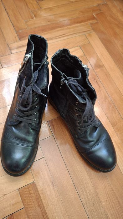 Botine dama din piele