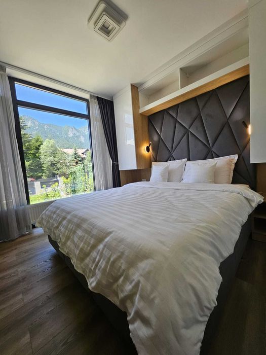 Chalet 2–4 pers. Bușteni – grătar, curte privată, vedere Bucegi