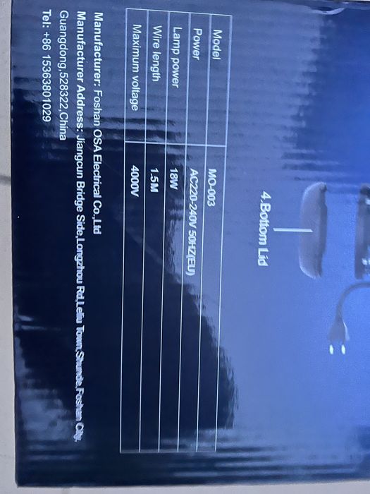 Eliminator electric de insecte 4000 V