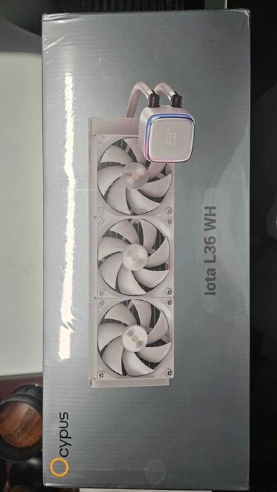 OCypus Iota L36 Alb Cooler pe baza de lichid cu ecran digital