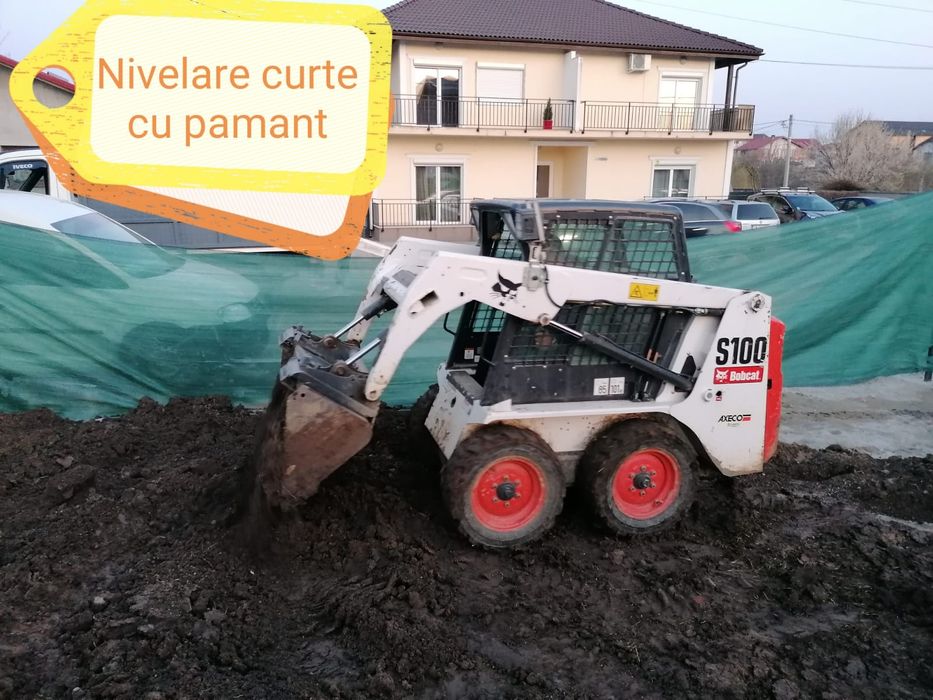 Inchiriere Miniexcavator bobcat excavator transport
