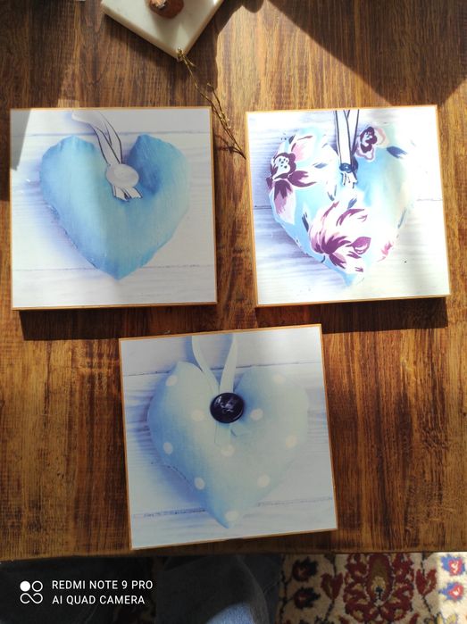 Сет от 3бр малки картини