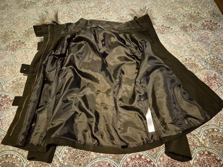 Зелено палто ZARA