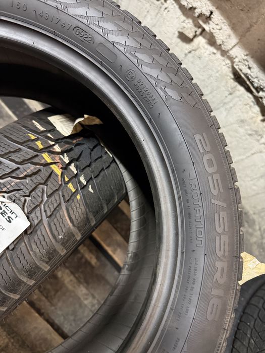 205/55/16 Nokian 2бр дот22