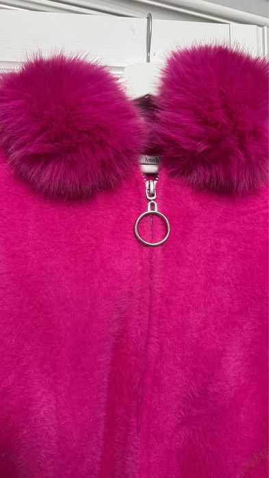 Дамска Розово яке размер м