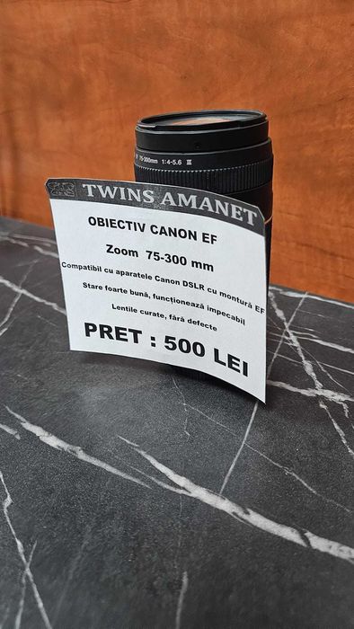 obiectiv canon EF 75-300