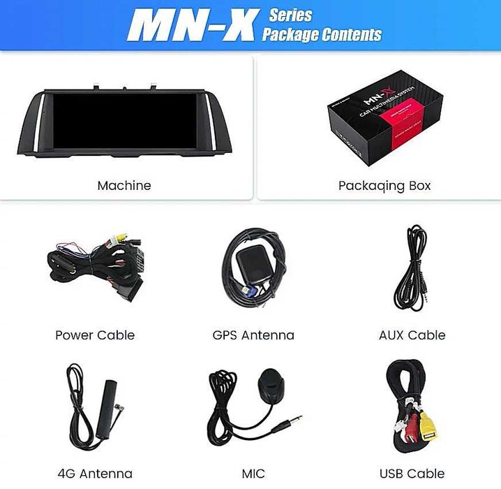 Мултимедия за BMW 5 серия F10 Android екран дисплей Андроид навигация