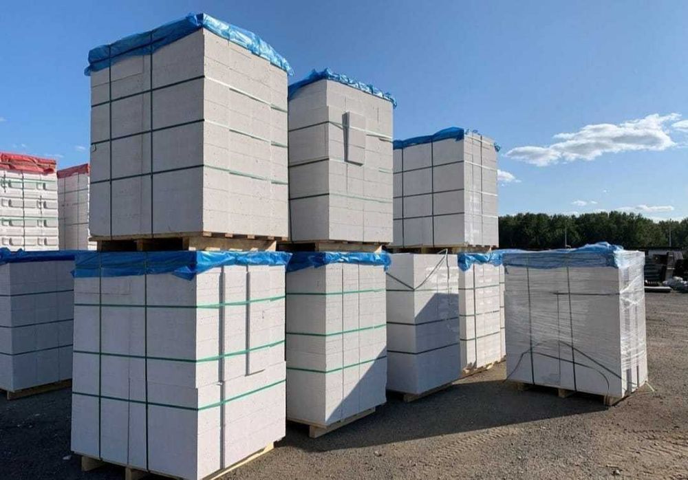 Автоклавный  Газоблок Пеноблок (теплоблок ) Кирпич