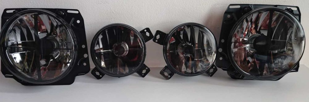 Фарове VW Голф 2 външни и вътрешни Golf 2 Нови тъмни с кръстачка
