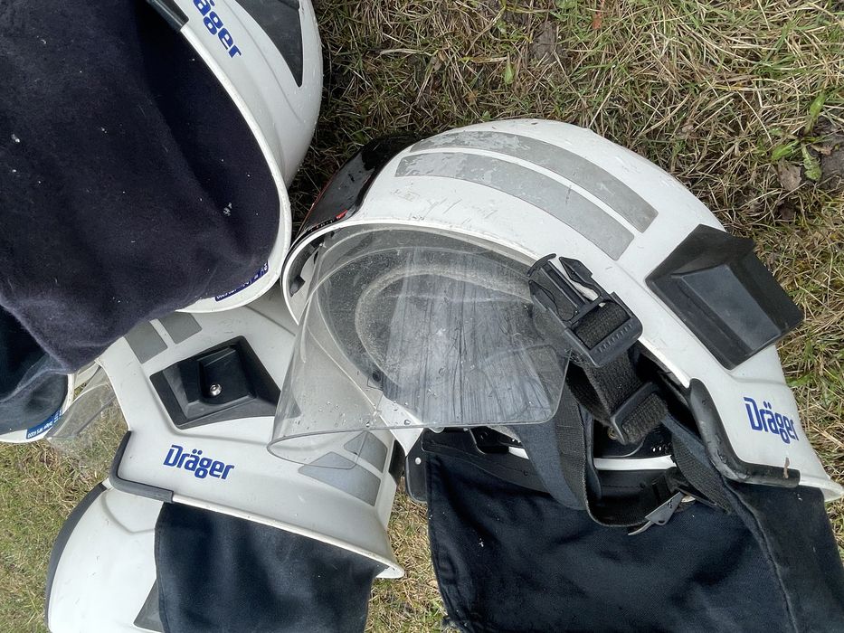 Casca pompieri Drager cu vizor