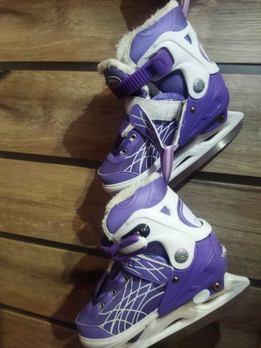 Коньки, детские, 32-37 (регулируемые)