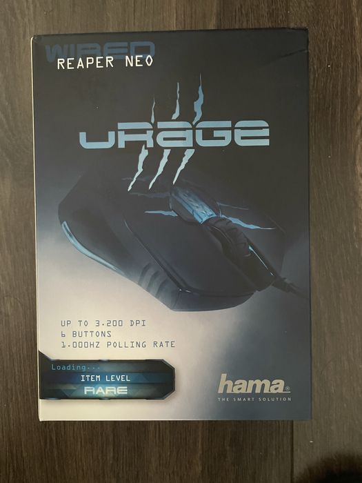 Mouse Gaming Hama uRage Reaper Neo, negru