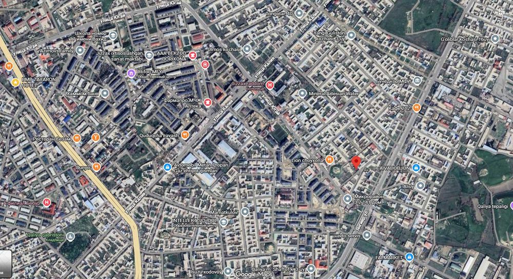 Жиззах шахрида уй-жой куриш учун 6 сотих ер сотилади.