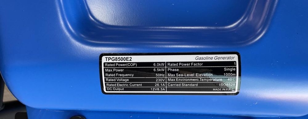Generator TORXER 6,5 kv