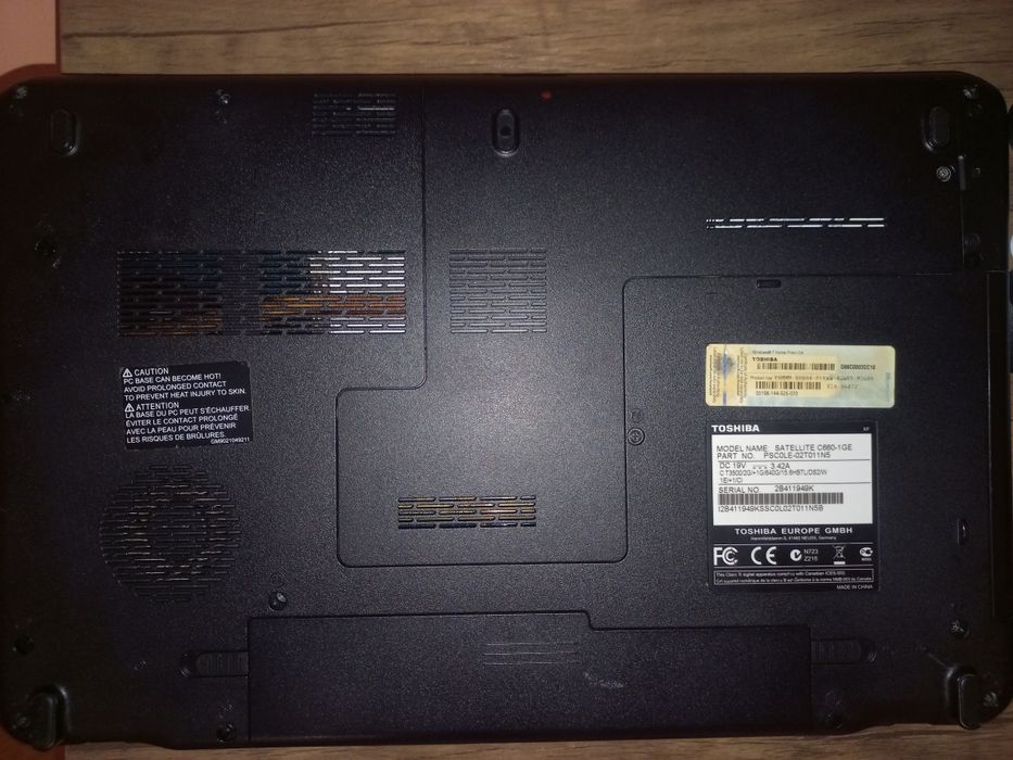 Laptop Toshiba Satellite C660-1GE – Fiabil și gata de utilizare!