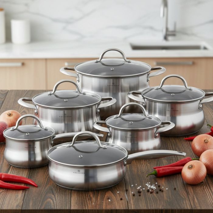 Комплект EDENBERG EB-2420M от 12части - неръждаема стомана с многослой